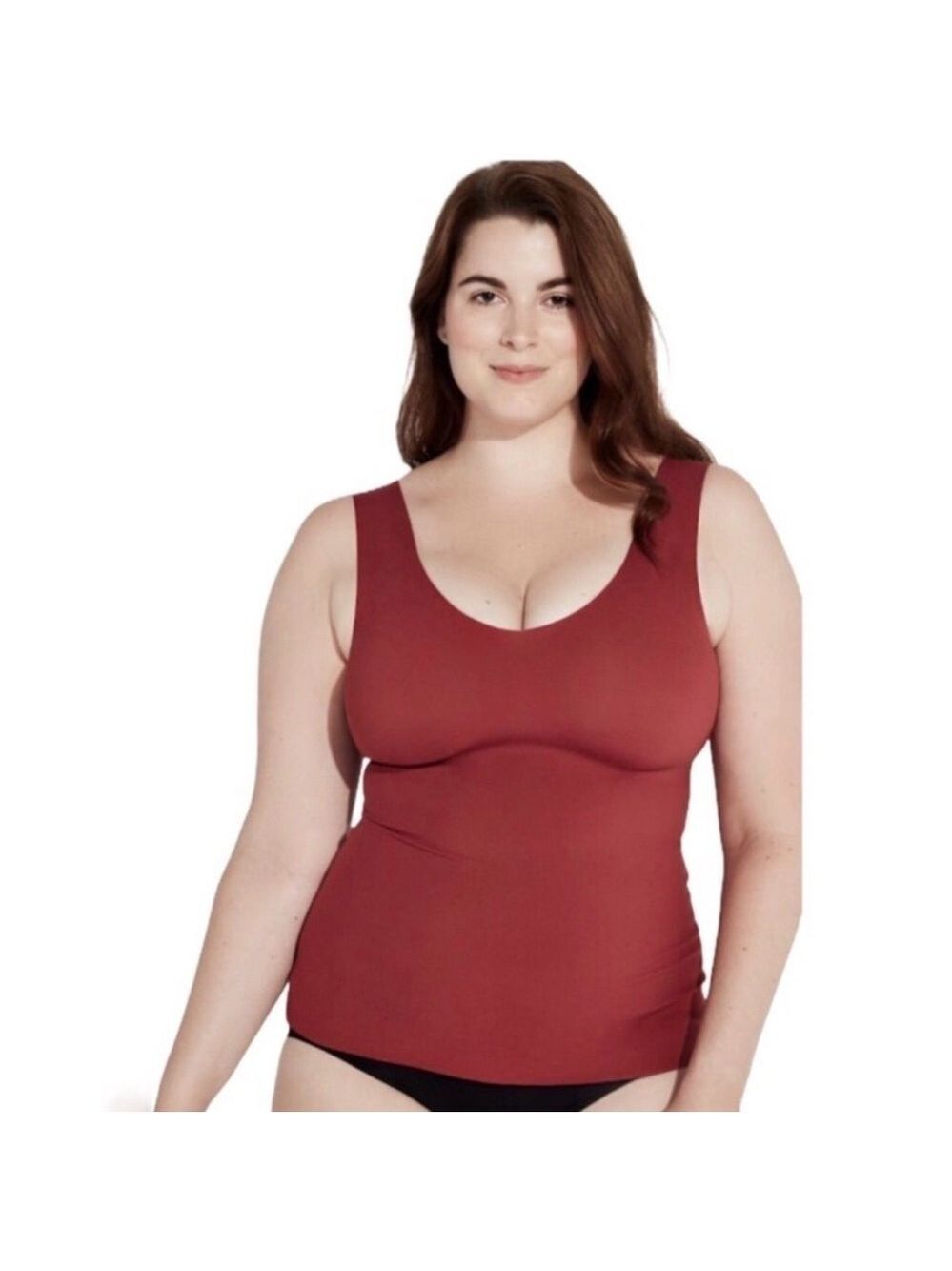 Knix evolution tank Lplus built in shelf bra Shapewear Vneck